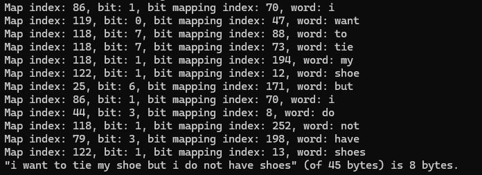 Dimensional compression